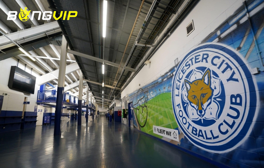 Leicester là đội bóng duy nhất có nguy cơ nhận án phạt từ Premier League. Ảnh: Getty